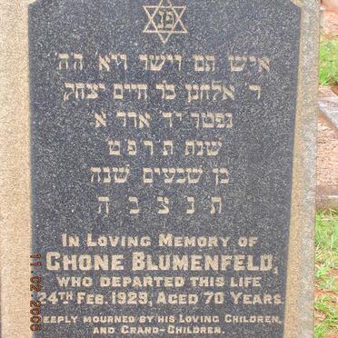 BLUMENFELD Chone -1929