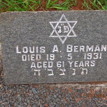 BERMAN Louis A. -1931