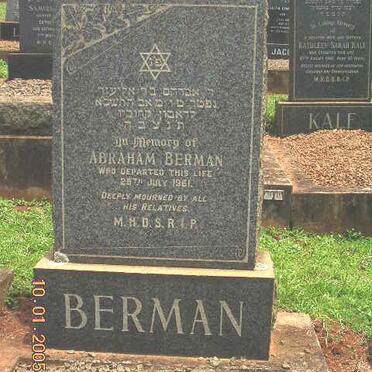 BERMAN Abraham -1961