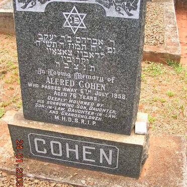COHEN Alfred -1958