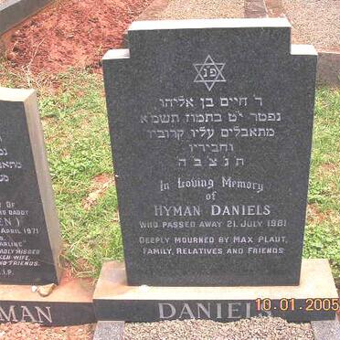 DANIELS Hyman -1981