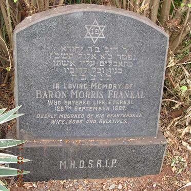 FRANKAL Baron Morris -1967