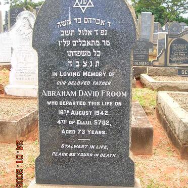 FROOM Abraham David -1942