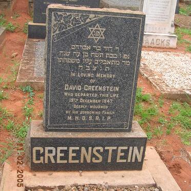 GREENSTEIN David -1947