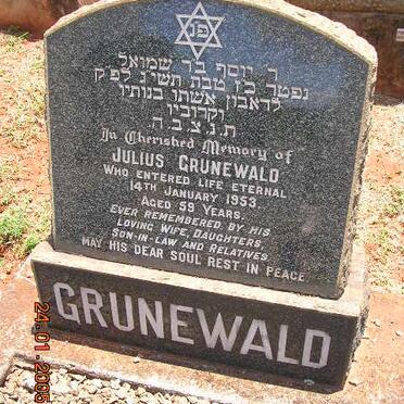 GRUNEWALD Julius -1953