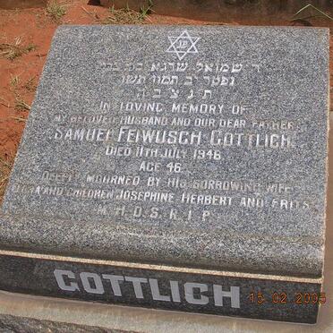 GOTTLICH Samuel Feiwusch -1946