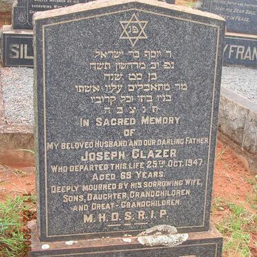 GLAZER Joseph -1947
