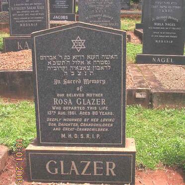 GLAZER Rosa -1961