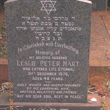 HART Leslie Peter -1970