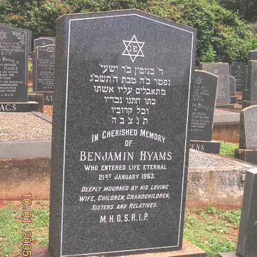 HYAMS Benjamin -1963