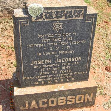 JACOBSON Joseph -1947