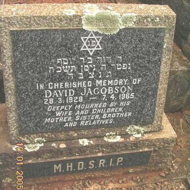 JACOBSON David 1928-1965
