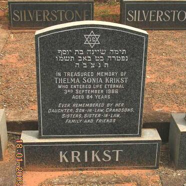 KRIKST Thelma Sonia -1986