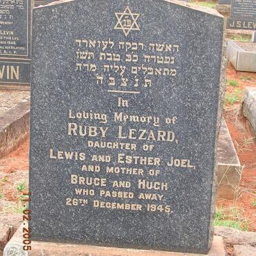 LEZARD Ruby nee JOEL -1945