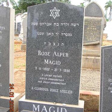 MAGID Rose Alper 1902-1996