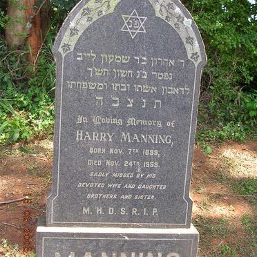MANNING Harry 1899-1959