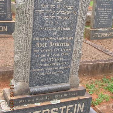 OBERSTEIN Rose -1950