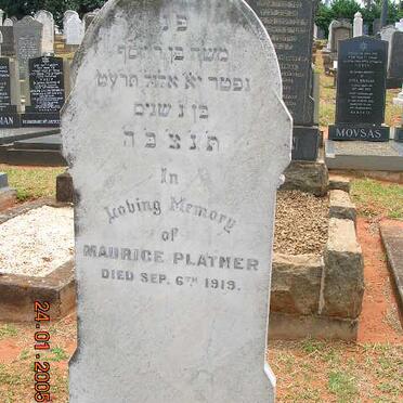 PLATNER Maurice -1919