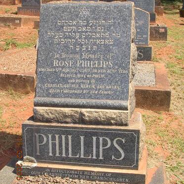 PHILLIPS Rose -1949