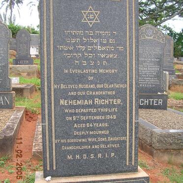 RICHTER Nehemiah -1949