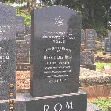 ROM Bessie Lily 1895-1989
