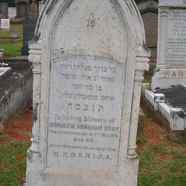 RUSH Mordecai Abraham -1925