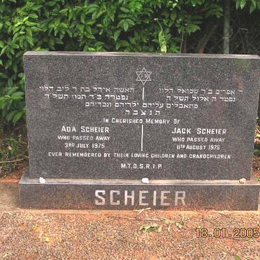 SCHEIER Jack -1975 &amp; Ada -1975