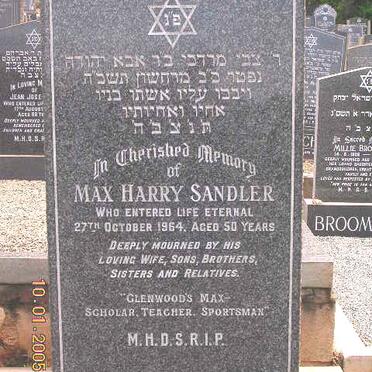 SANDLER Max Harry -1964