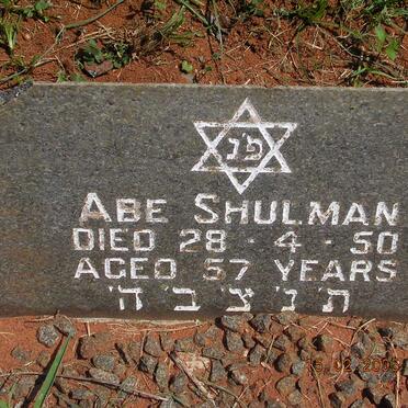 SHULMAN Abe -1950