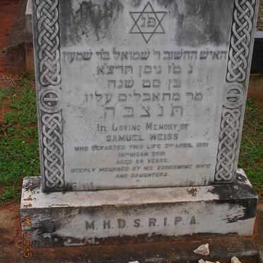 WEISS Samuel -1931