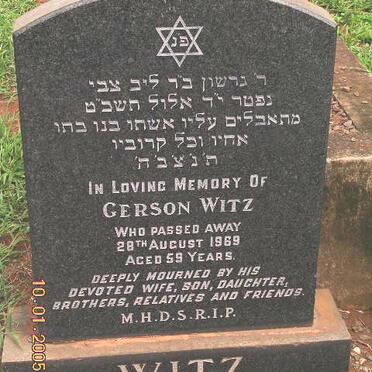 WITZ Gerson -1969