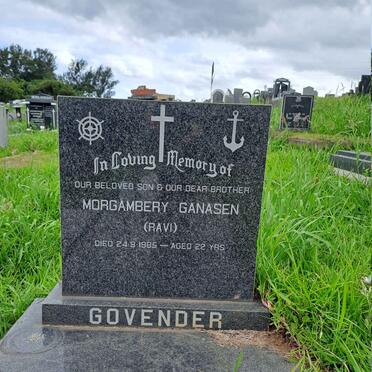 GOVENDER Morgambery Ganasen -1985