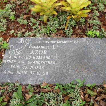 AZOR Emmanuel L. 1935-1996