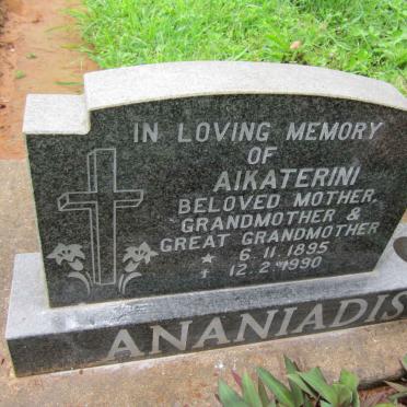 ANANIADIS Aikaterini 1895-1990