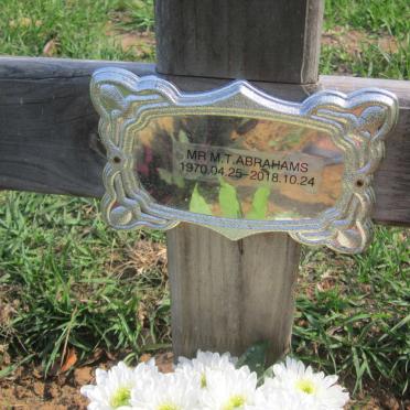 ABRAHAMS M.T. 1970-2018