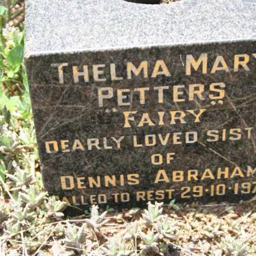 PETTERS Thelma Mary -1971