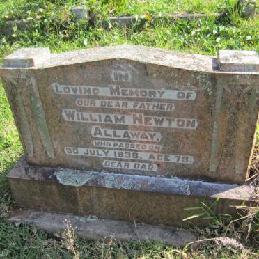 ALLAWAY William Newton -1938