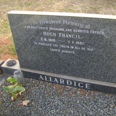 ALLARDICE Hugh Francis 1910-1982