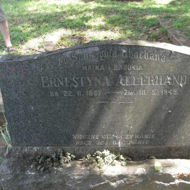 ALLERHAND Ernestyna 1867-1949