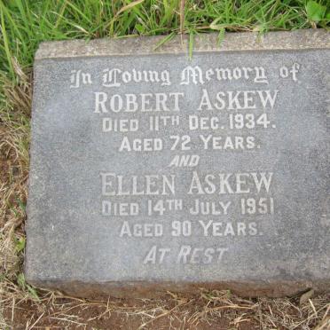 ASKEW Robert -1934 &amp; Ellen -1951