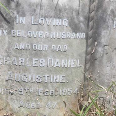 AUGUSTINE Emily Agatha 1909-1975 :: AUGUSTINE Daniel James -1931-1975 :: AUGUSTINE Charles Daniel -1954