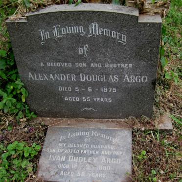 ARGO Alexander Douglas -1975 :: ARGO Ivan Dudley -1980