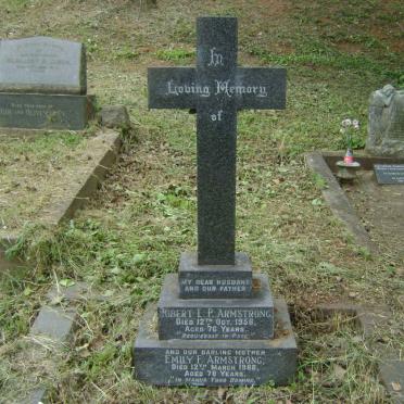 ARMSTRONG Robert L.P. -1958 &amp; Emily F. -1966