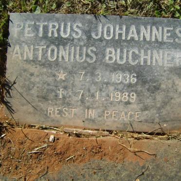 BUCHNER Petrus Johannes Antonius 1936-1989