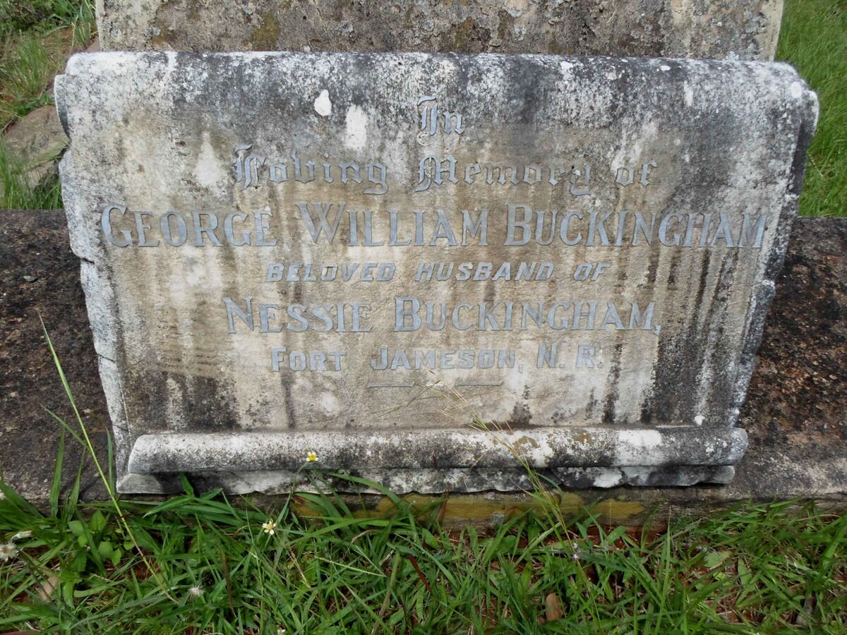 BUCKINGHAM George William -1941