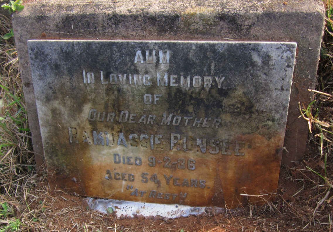 BUNSEE Ramdassie -1936