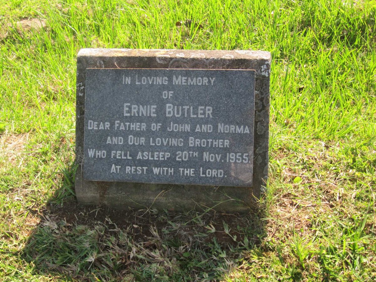 BUTLER Ernest Philip -1955