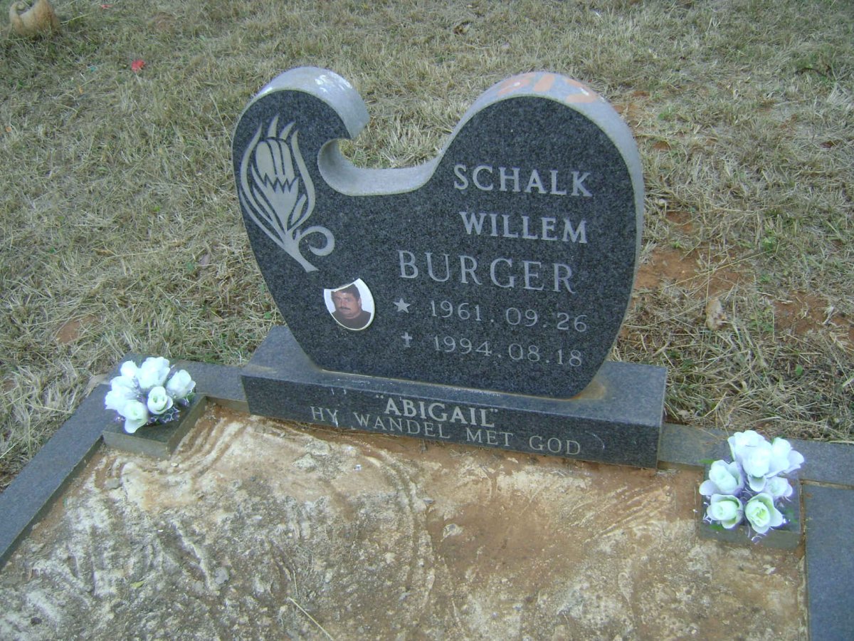 BURGER Schalk Willem 1961-1994