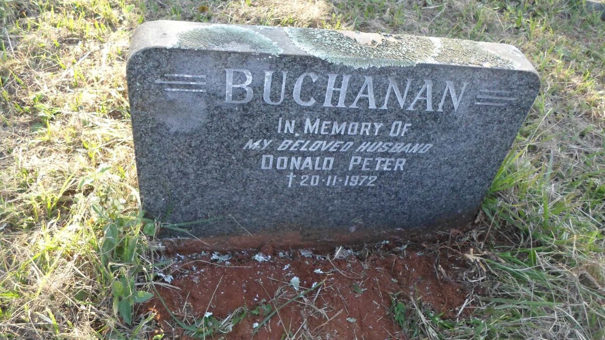 BUCHANAN Donald Peter -1972