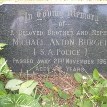 BURGER Michael Anton -1968
